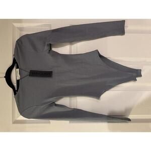 NWT Vanquish Long Sleeve Bodysuit with Open Back Size M